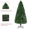 Costway 6ft. Fiber Optic Artificial Christmas Tree, LED Lights